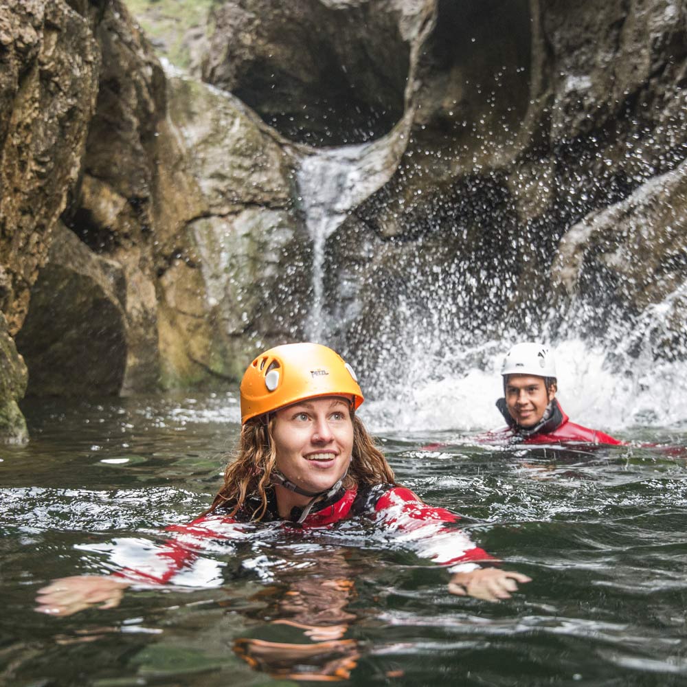 Wildwasser Canyoning in Weißbach bei Lofer